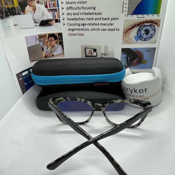 New Stryker Computer Wine/Tortoise STF52105  53/18 - Picture 8 of 8